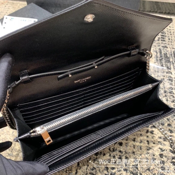 MATELASSÉ CASSANDRE WALLET YSL CHAIN 0730